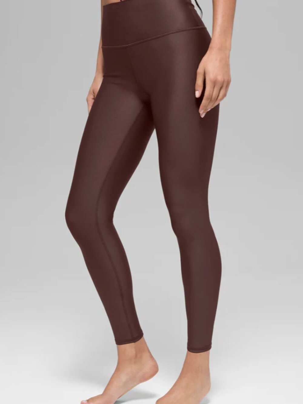 ALO Yoga High-Waist 7/8 Airlift Legging - Cherry Cola (Maroon) - S